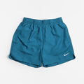 Nike Swim Core Solid 5" Shorts, Green Abyss, Detail Shot 1