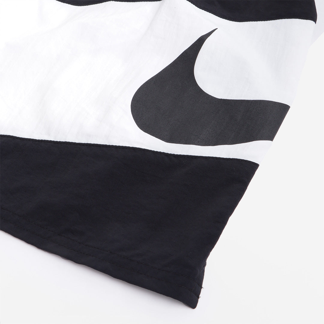 Nike Swim Multi Logo Vortex 5" Volley Shorts, Black, Detail Shot 6