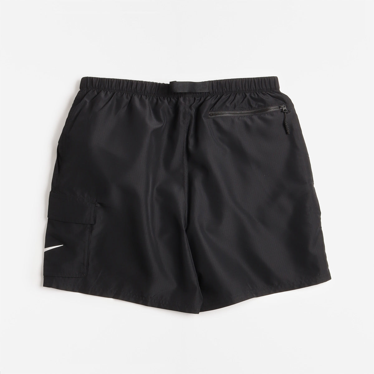Nike Swim Voyage 5" Volley Shorts, Black, Detail Shot 4