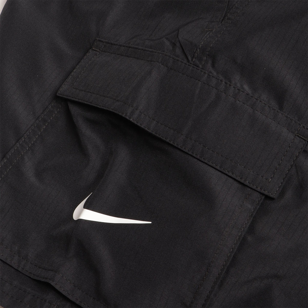 Nike Swim Voyage 5" Volley Shorts, Black, Detail Shot 5