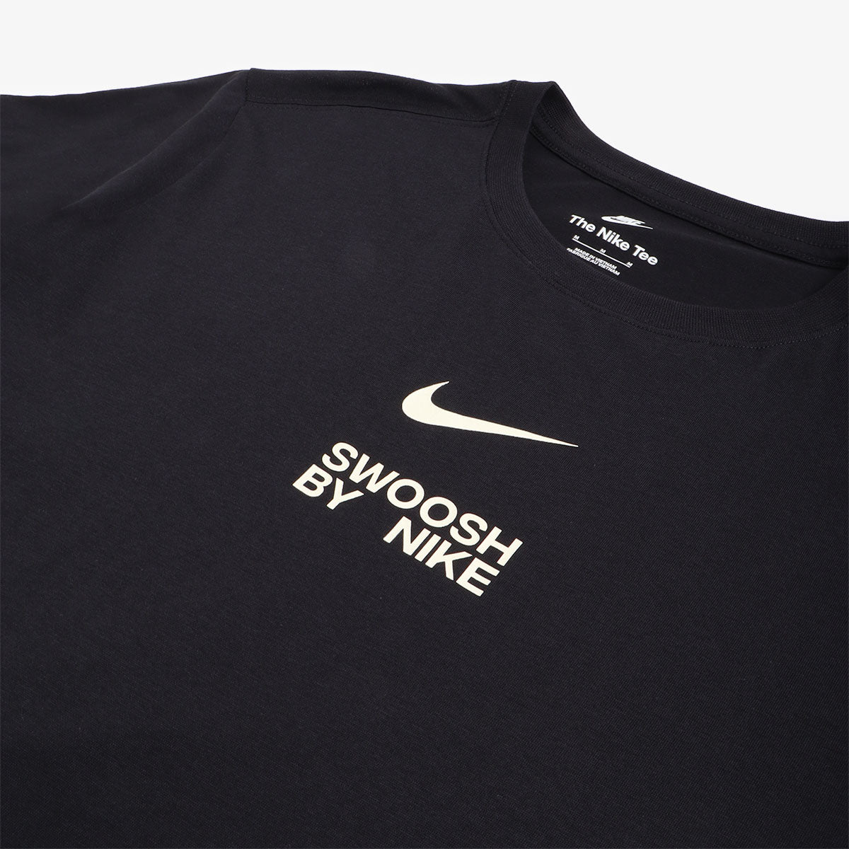 Nike Sportswear Big Swoosh T-Shirt, Black, Detail Shot 3