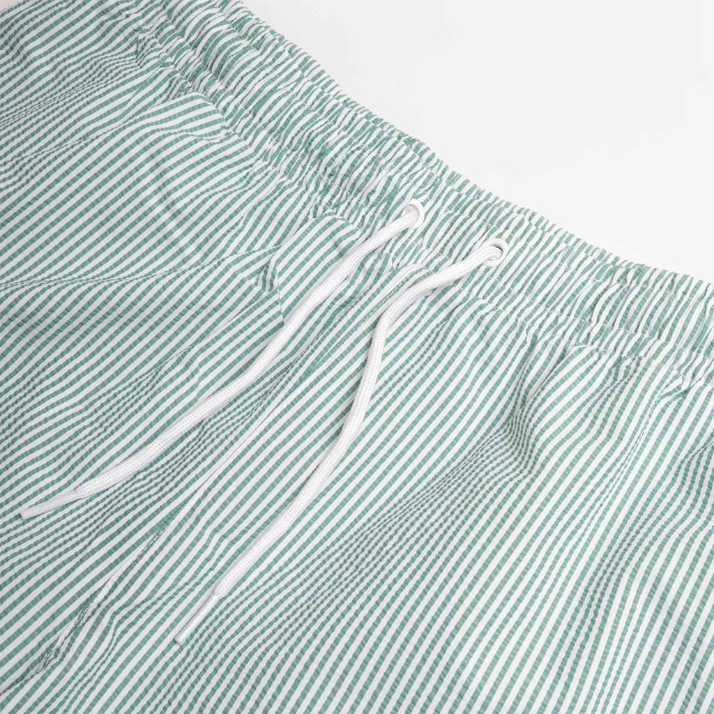 Nike Swim Breaker Ripple Texture 5" Volley Shorts, Malachite, Detail Shot 3