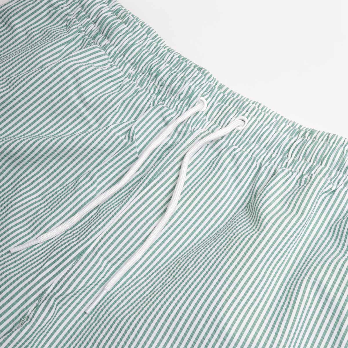 Nike Swim Breaker Ripple Texture 5" Volley Shorts, Malachite, Detail Shot 3