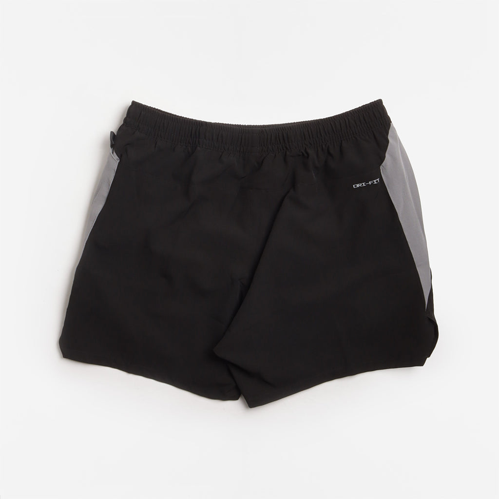 Nike Swim Contend Essential 5" Volley Shorts, Black, Detail Shot 2