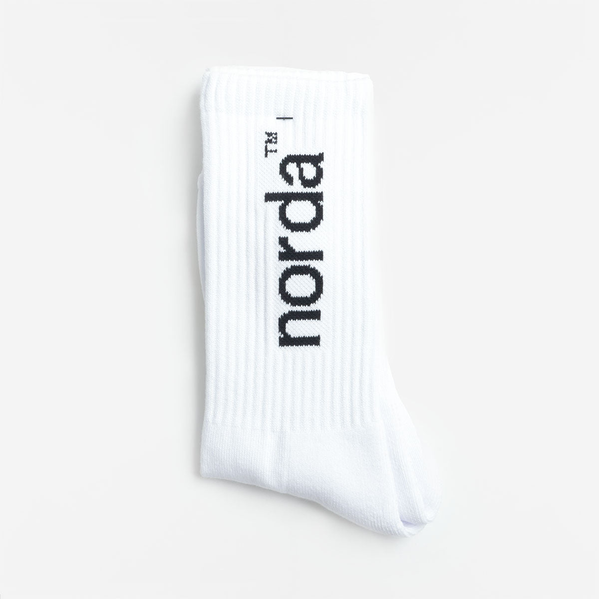main Norda Retro Socks, White, Detail Shot 1