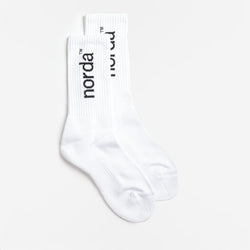 thumbnail Norda Retro Socks, White, Detail Shot 2