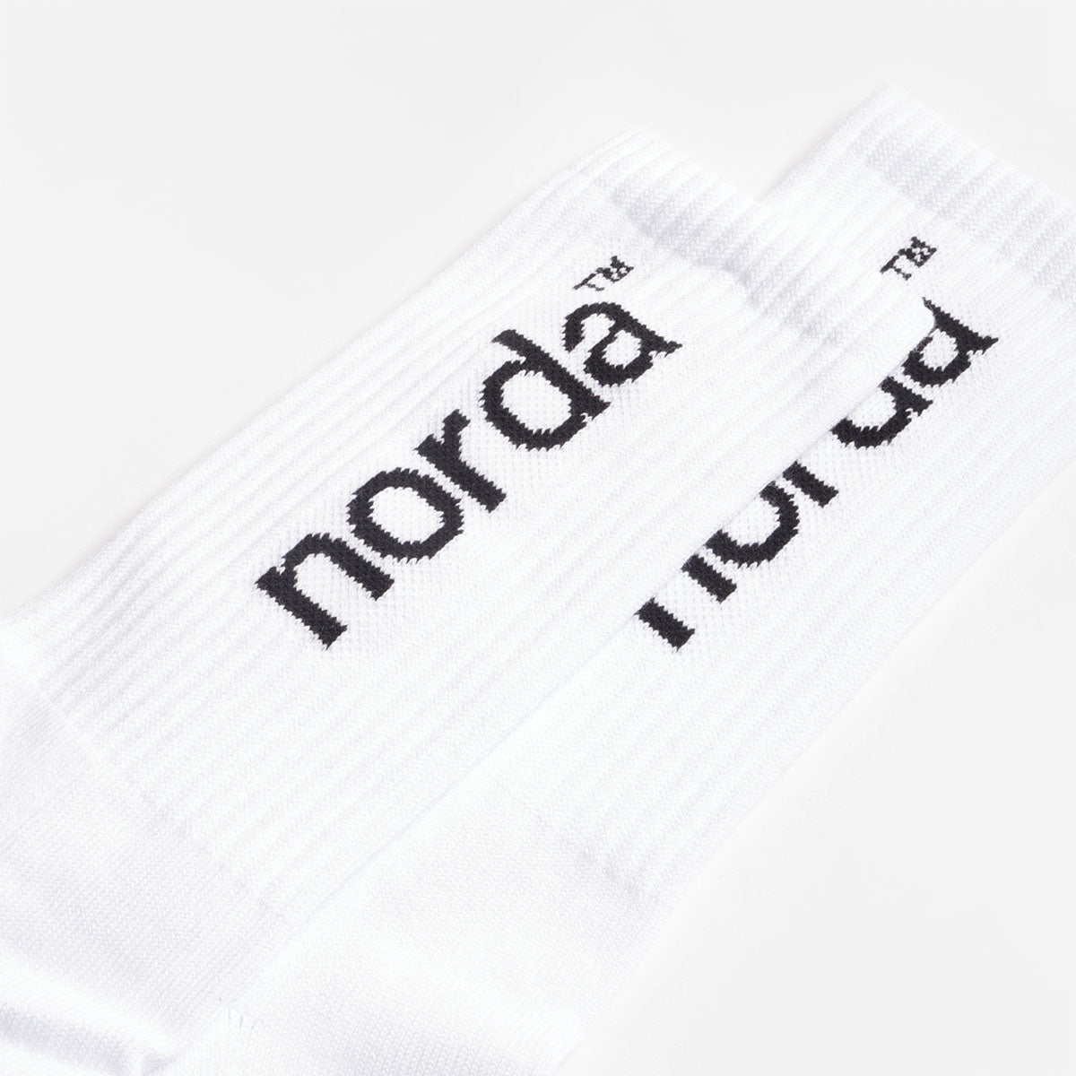 main Norda Retro Socks, White, Detail Shot 3