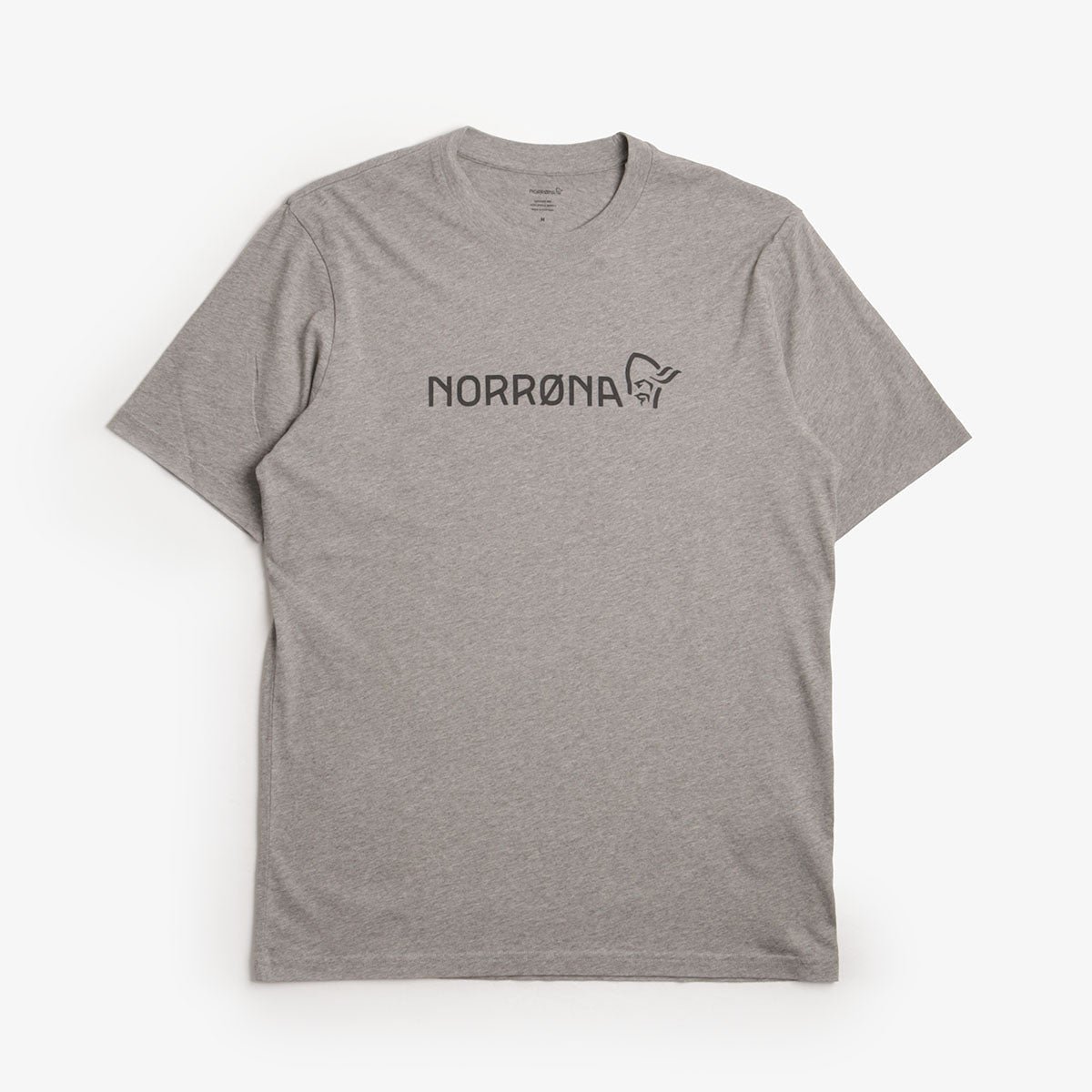 Norrona  29 Cotton Norrona Viking T-Shirt, Drizzle Melange, Detail Shot 1
