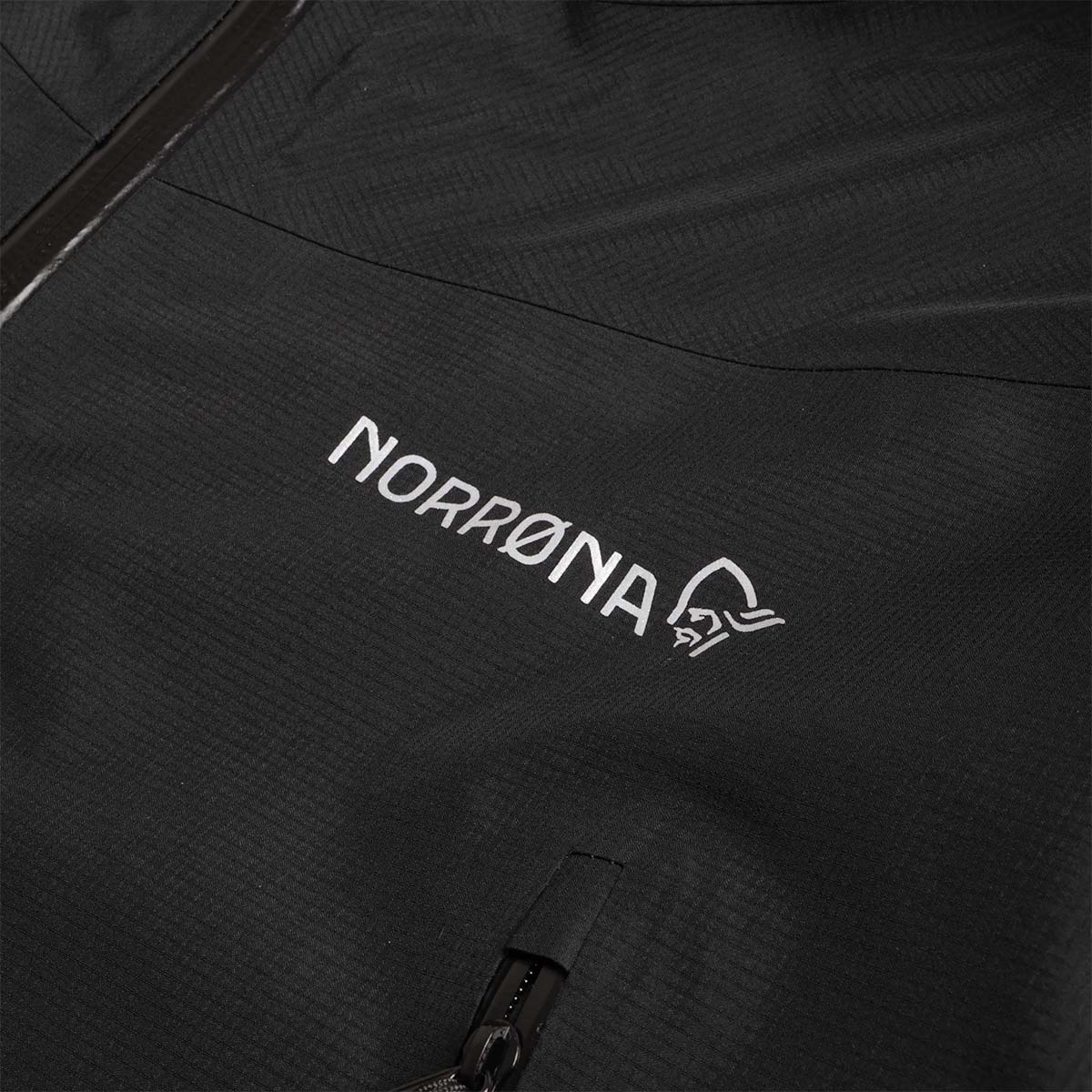 Norrona Falketind Gore-Tex Jacket, Caviar Black, Detail Shot 2