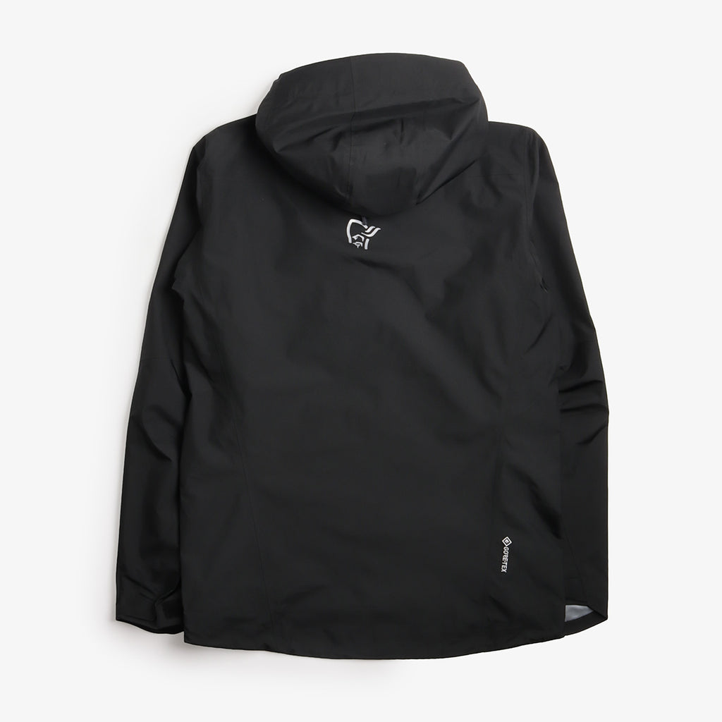 Norrona Falketind Gore-Tex Jacket, Caviar Black, Detail Shot 7