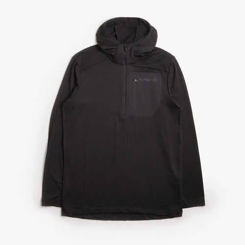 Norrona Falketind Warm1 Hoodie, Caviar Black, Detail Shot 1