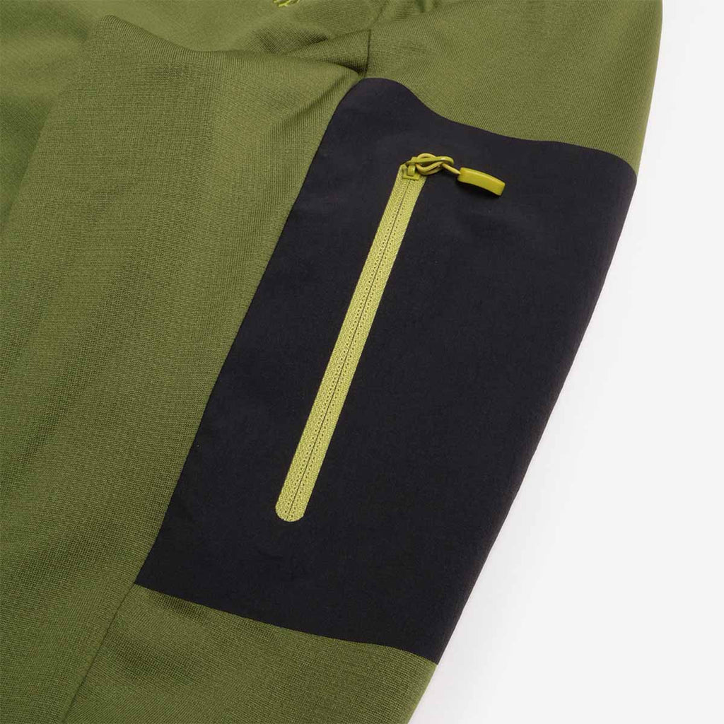 Norrona Falketind Warm2 Stretch Hoodie, Pesto, Detail Shot 4