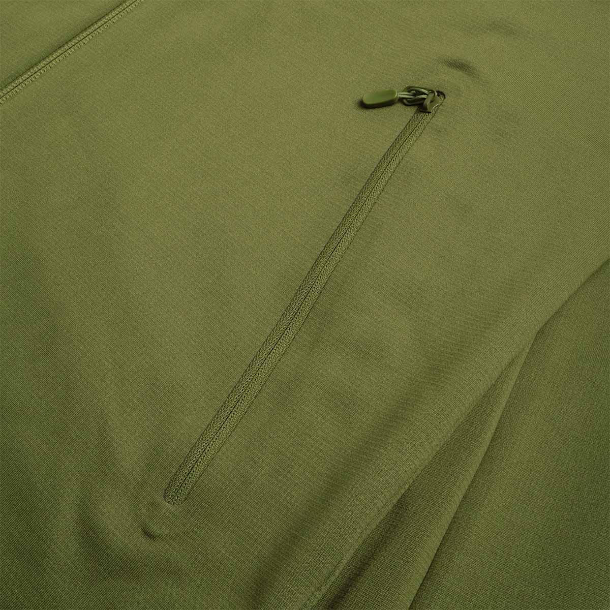 Norrona Falketind Warm2 Stretch Hoodie, Pesto, Detail Shot 6
