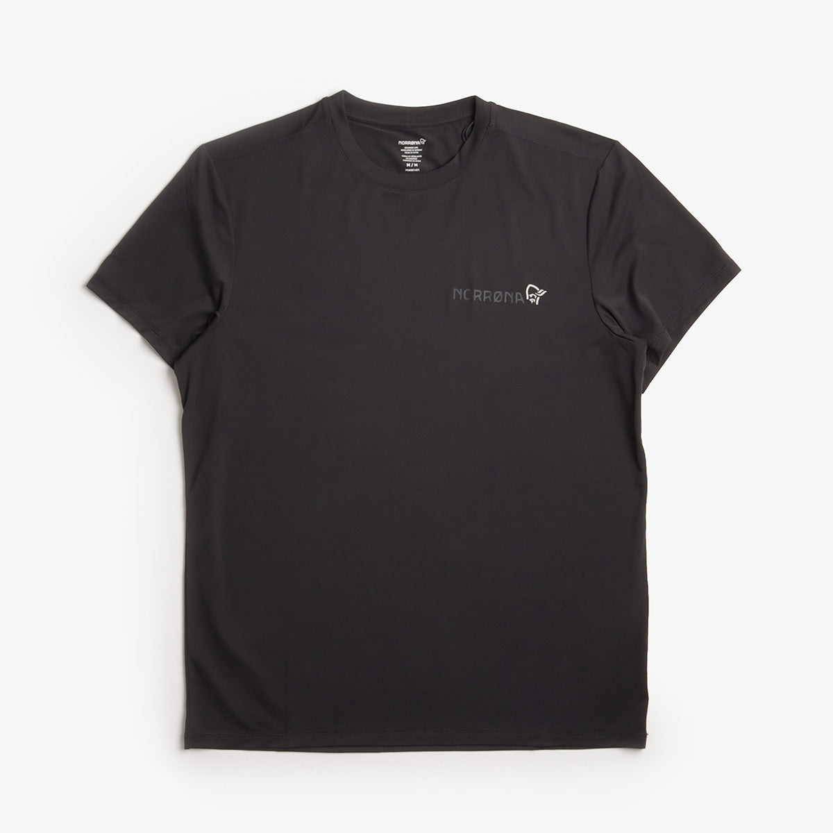 Norrona Tech Femund T-Shirt, Caviar Black, Detail Shot 1