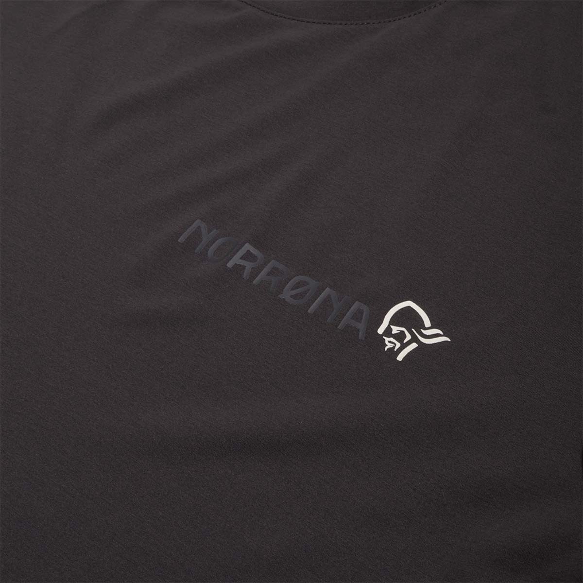 Norrona Tech Femund T-Shirt, Caviar Black, Detail Shot 2