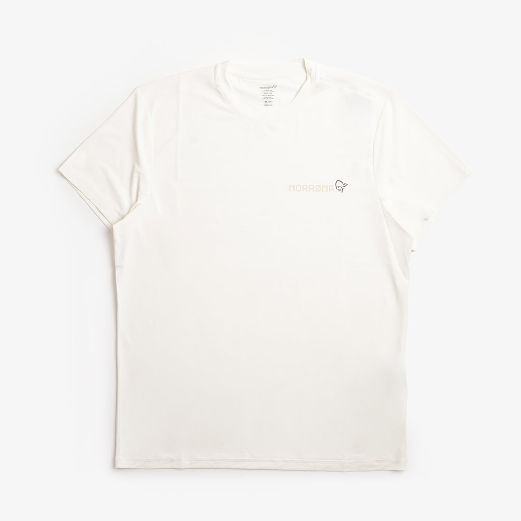 Norrona Tech Femund T-Shirt, Snow White, Detail Shot 1