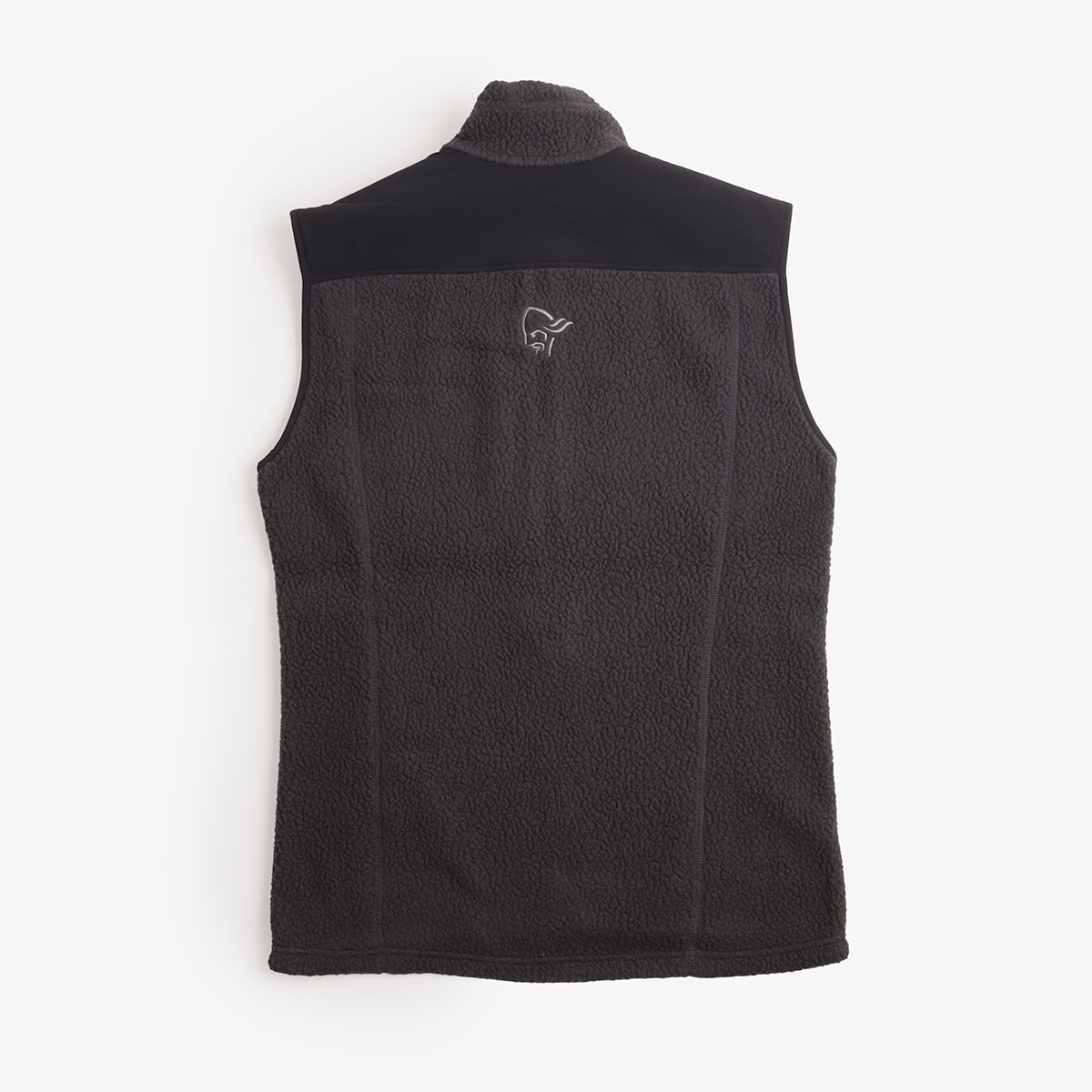 Norrona Trollveggen Warm3 Vest in Phantom, back view