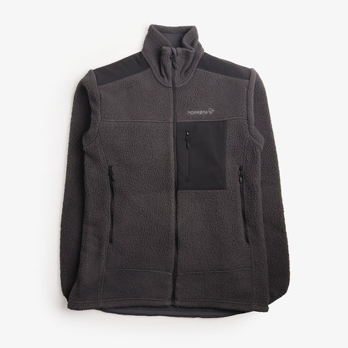 Norrona Trollveggen Warm3 Jacket in Phantom, front view