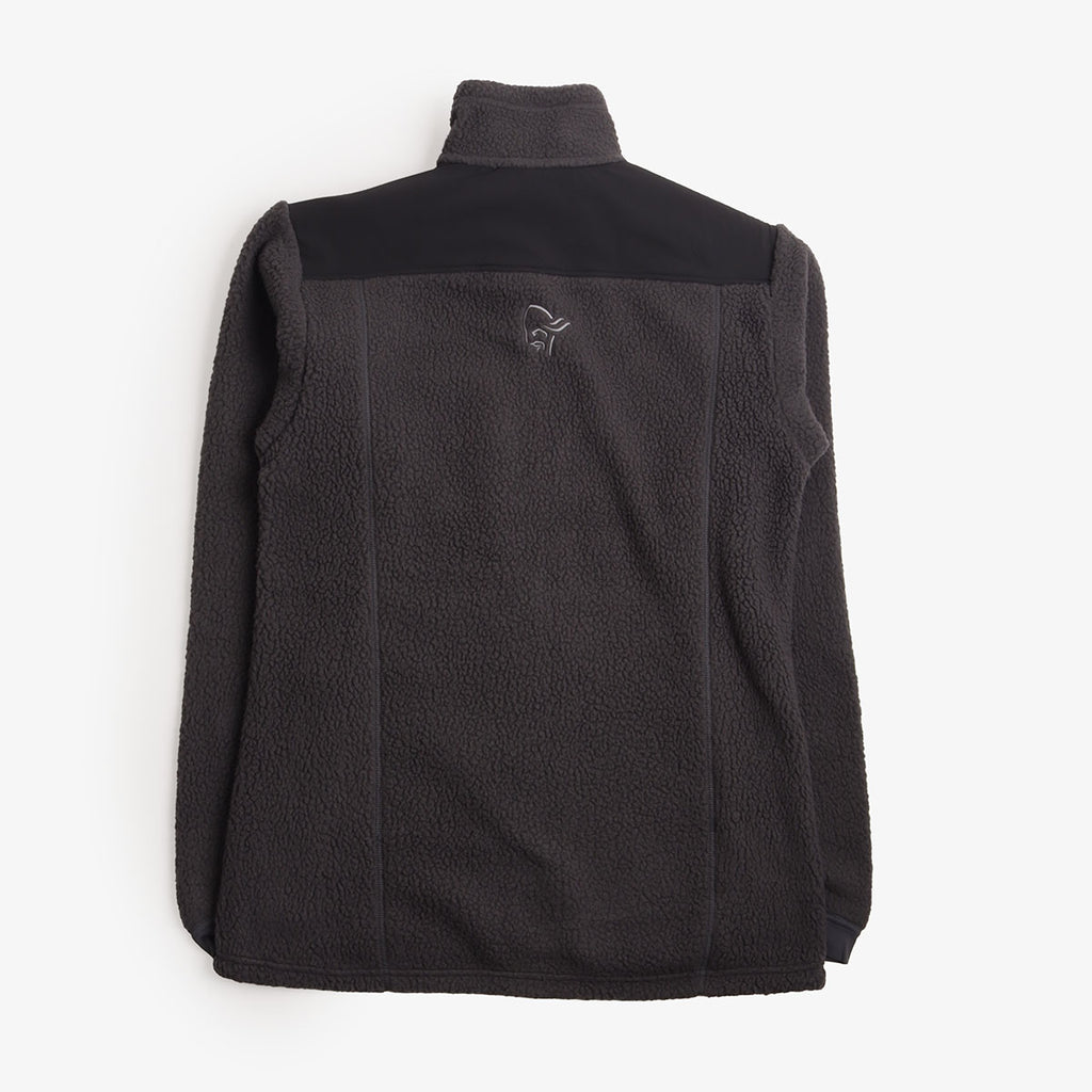 Norrona Trollveggen Warm3 Jacket in Phantom, back view