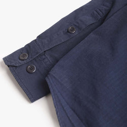 thumbnail Norse Projects Algot Cotton Ripstop Relaxed Shirt, Workwear Blue, Detail Shot 6