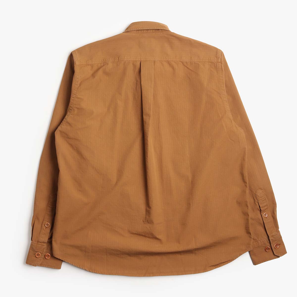 Norse Projects Algot Cotton Ripstop Relaxed Shirt, Duck, Detail Shot 5