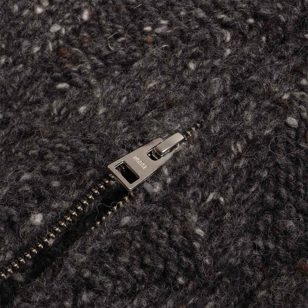 Norse Projects Erik Donegal Diamond Jacket, Charcoal Grey, Detail Shot 4
