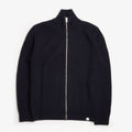 Norse Projects Hagen Cotton Wool Jacket, Dark Navy, Detail Shot 1