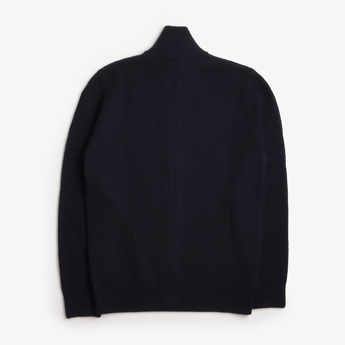 main Norse Projects Hagen Cotton Wool Jacket, Dark Navy, Detail Shot 2