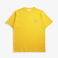 Norse Projects Johannes Organic The Lakes Print T-Shirt, Warm Yellow, Detail Shot 1