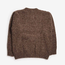 thumbnail Norse Projects Jonas Donegal Diamond Sweater, Seal Brown, Detail Shot 2