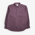 Norse Projects Kongshoved Cotton Faded Pigment Dyed Relaxed Shirt, Vintage Violet, Detail Shot 1