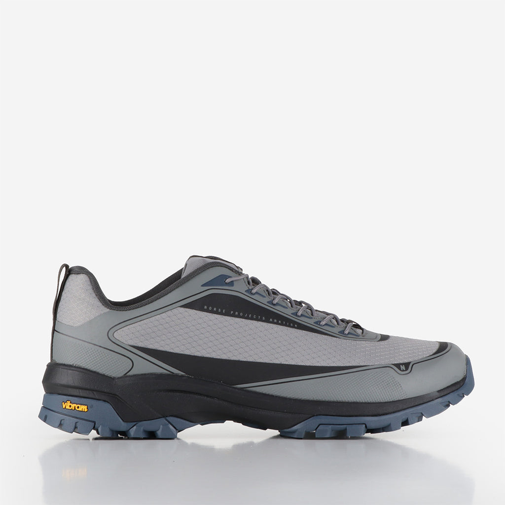 Norse Projects Laced Up Runner Shoes, Slate Grey, Detail Shot 1