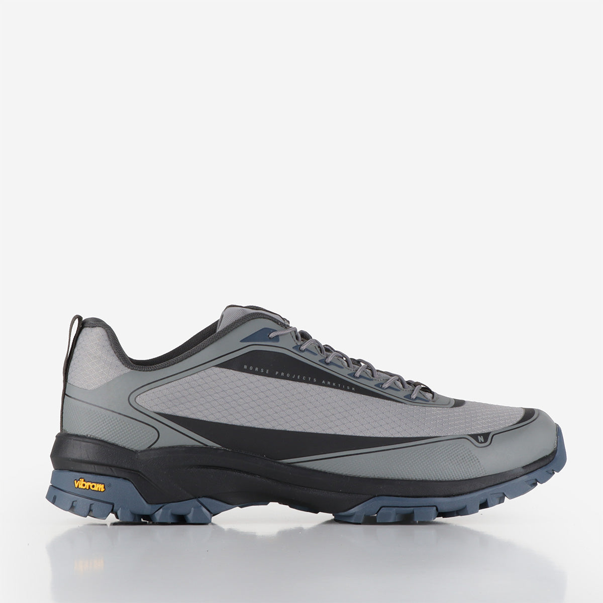 Norse Projects Laced Up Runner Shoes, Slate Grey, Detail Shot 1