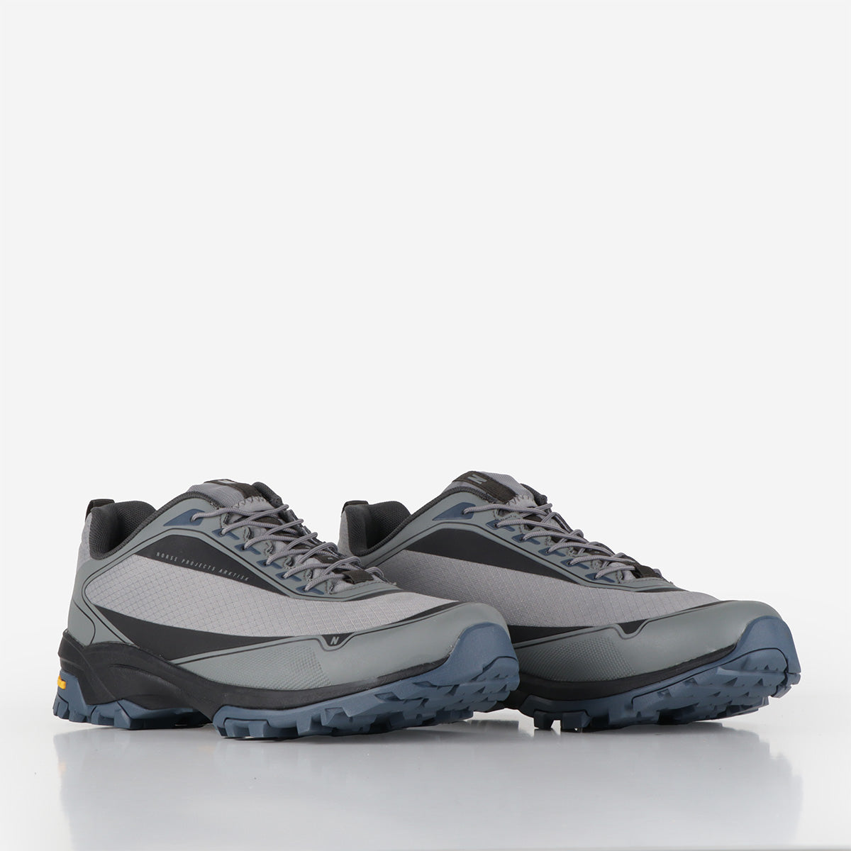Norse Projects Laced Up Runner Shoes, Slate Grey, Detail Shot 2