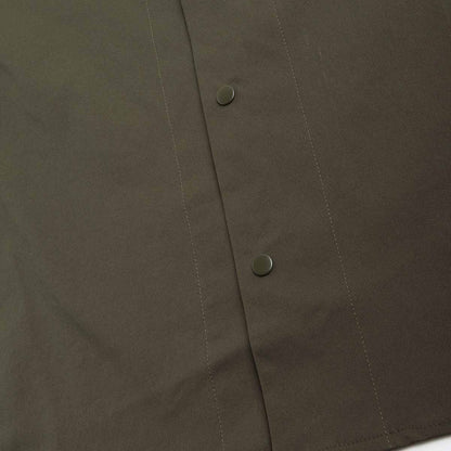 Norse Projects Long Sleeve Carsten Solotex Twill Shirt, Beech Green, Detail Shot 2