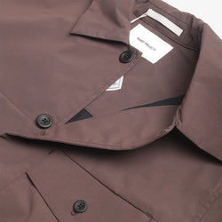 thumbnail Norse Projects Marcus Windstopper Overshirt, Seal Brown, Detail Shot 3