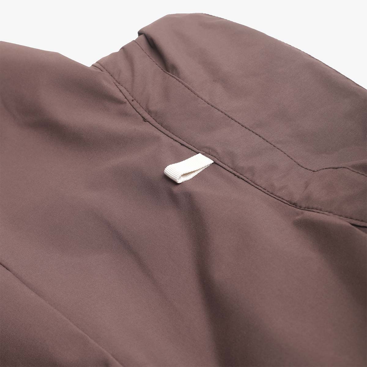 Norse Projects Marcus Windstopper Overshirt, Seal Brown, Detail Shot 7