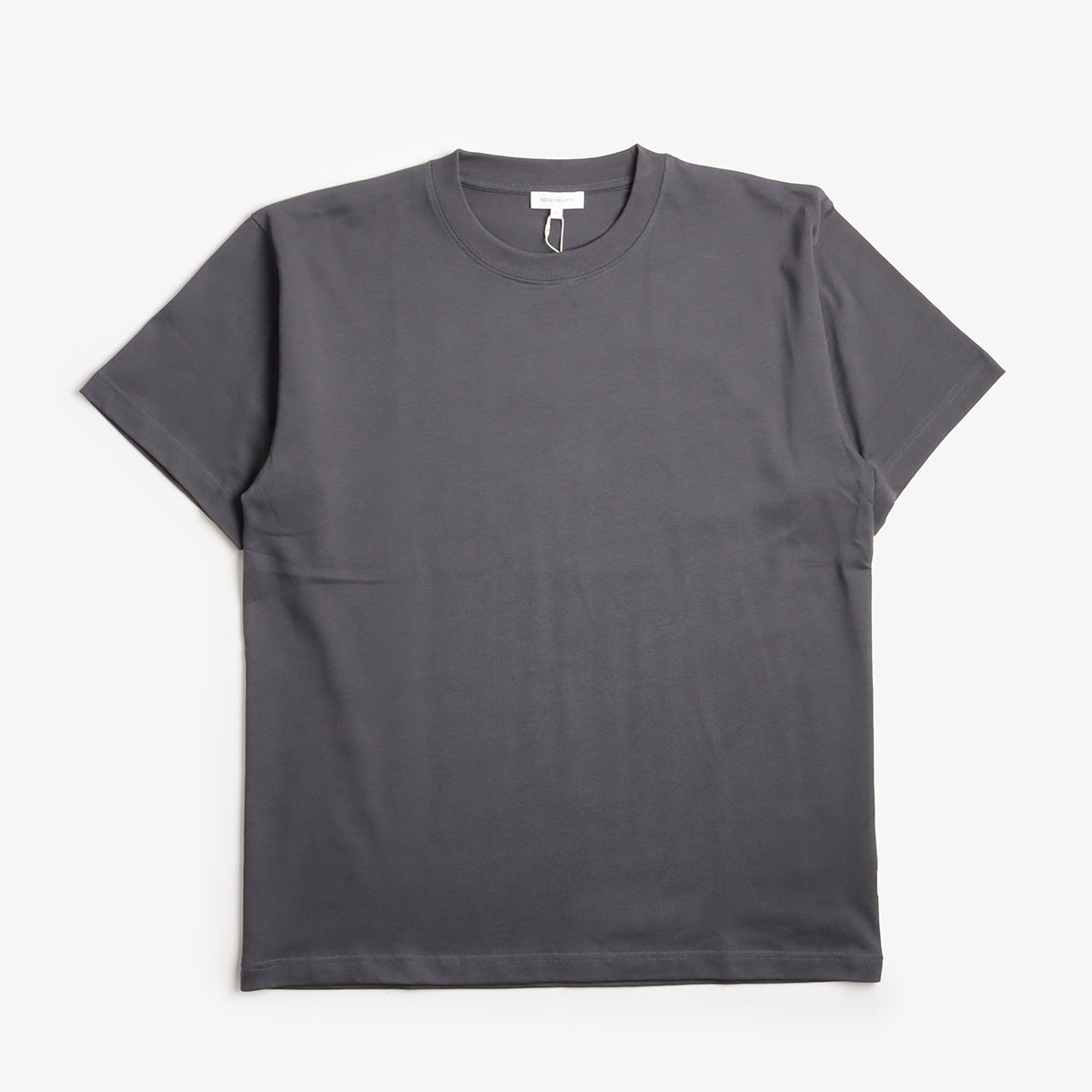 Norse Projects Norse Standard Heavy Loose T-Shirt, Graphite, Detail Shot 1
