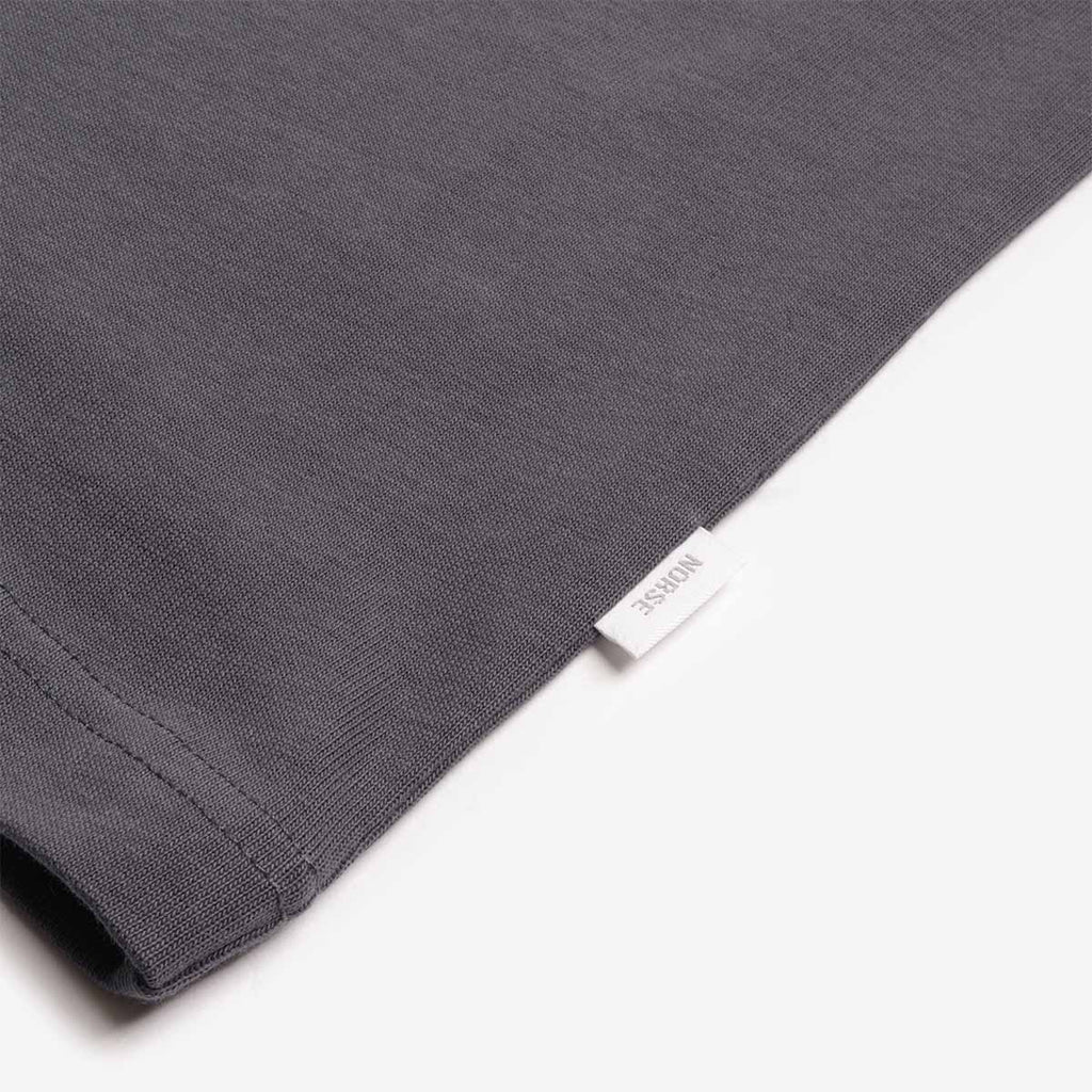 Norse Projects Norse Standard Heavy Loose T-Shirt, Graphite, Detail Shot 3