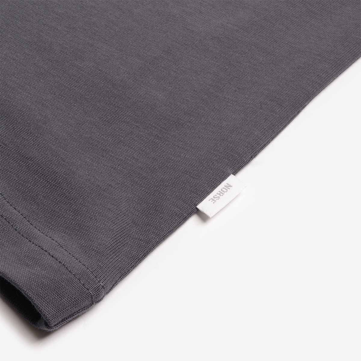 Norse Projects Norse Standard Heavy Loose T-Shirt, Graphite, Detail Shot 3