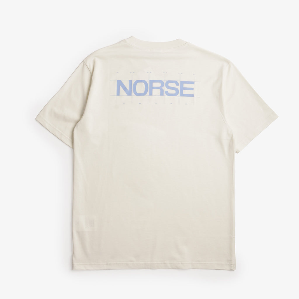 Norse Projects Norse x BST Back Print T-Shirt, Kit White, Detail Shot 2