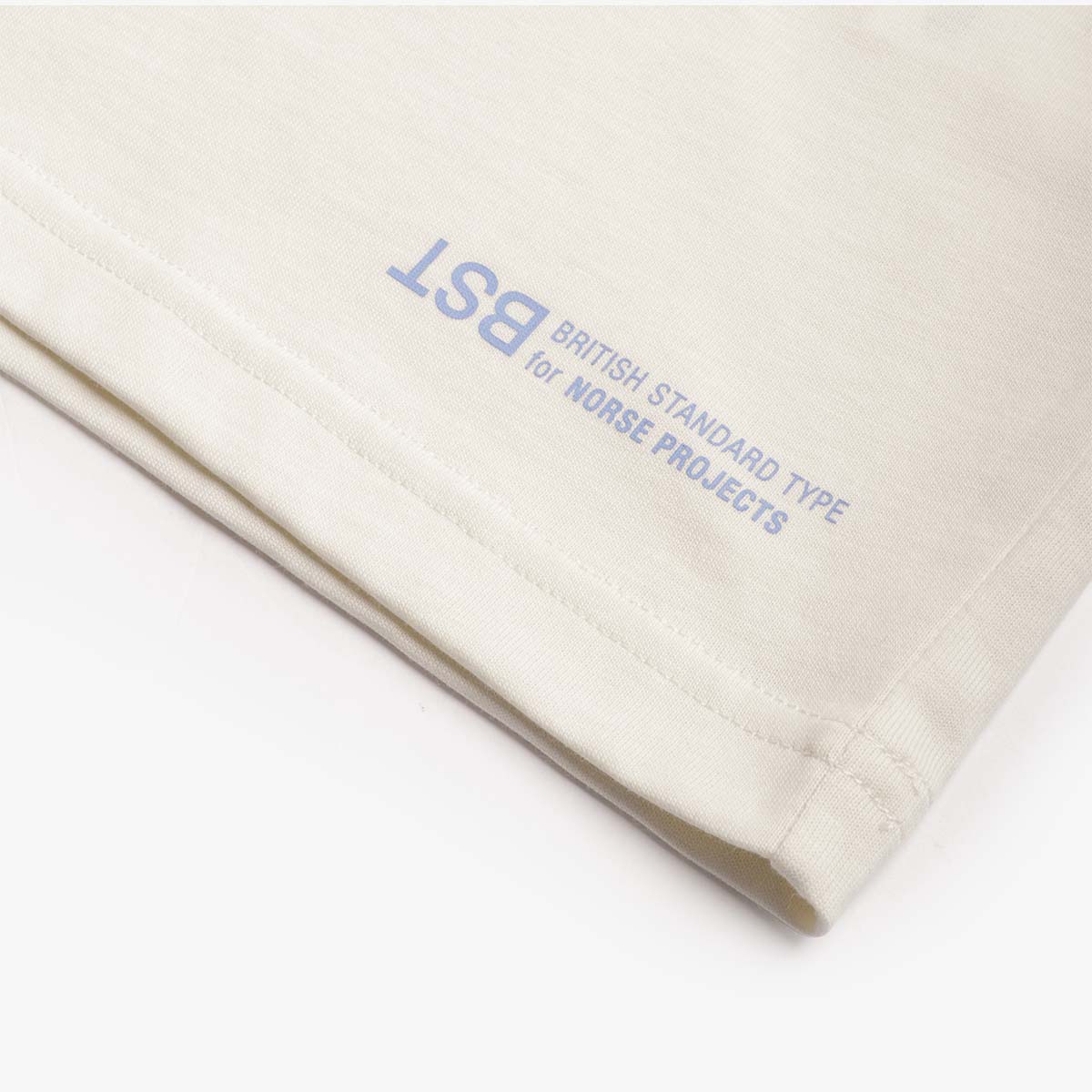main Norse Projects Norse x BST Back Print T-Shirt, Kit White, Detail Shot 3