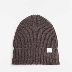 thumbnail Norse Projects Standard Merino Lambswool Beanie, Heathland Brown, Detail Shot 1