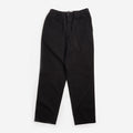 Norse Projects Trysil Regular Organic Stretch Twill Trousers, Black, Detail Shot 1