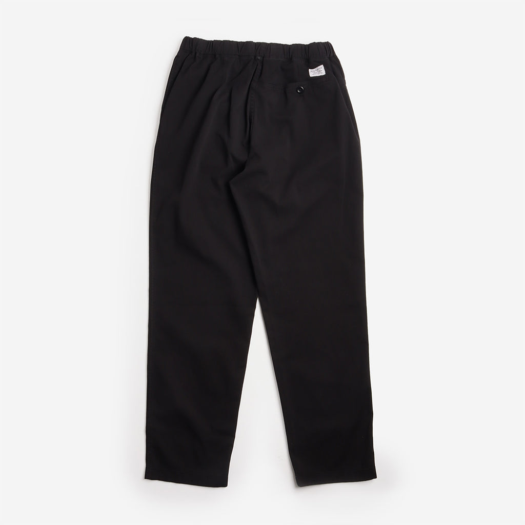 Norse Projects Trysil Regular Organic Stretch Twill Trousers, Black, Detail Shot 2