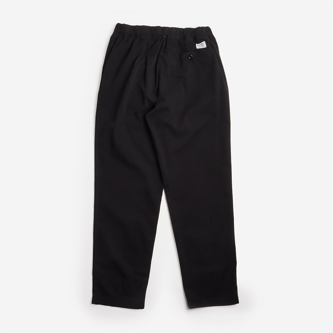 Norse Projects Trysil Regular Organic Stretch Twill Trousers, Black, Detail Shot 2