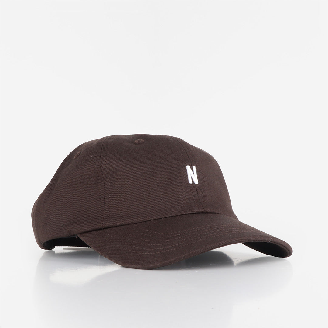 Norse Projects Twill Sports Cap, Espresso, Detail Shot 1