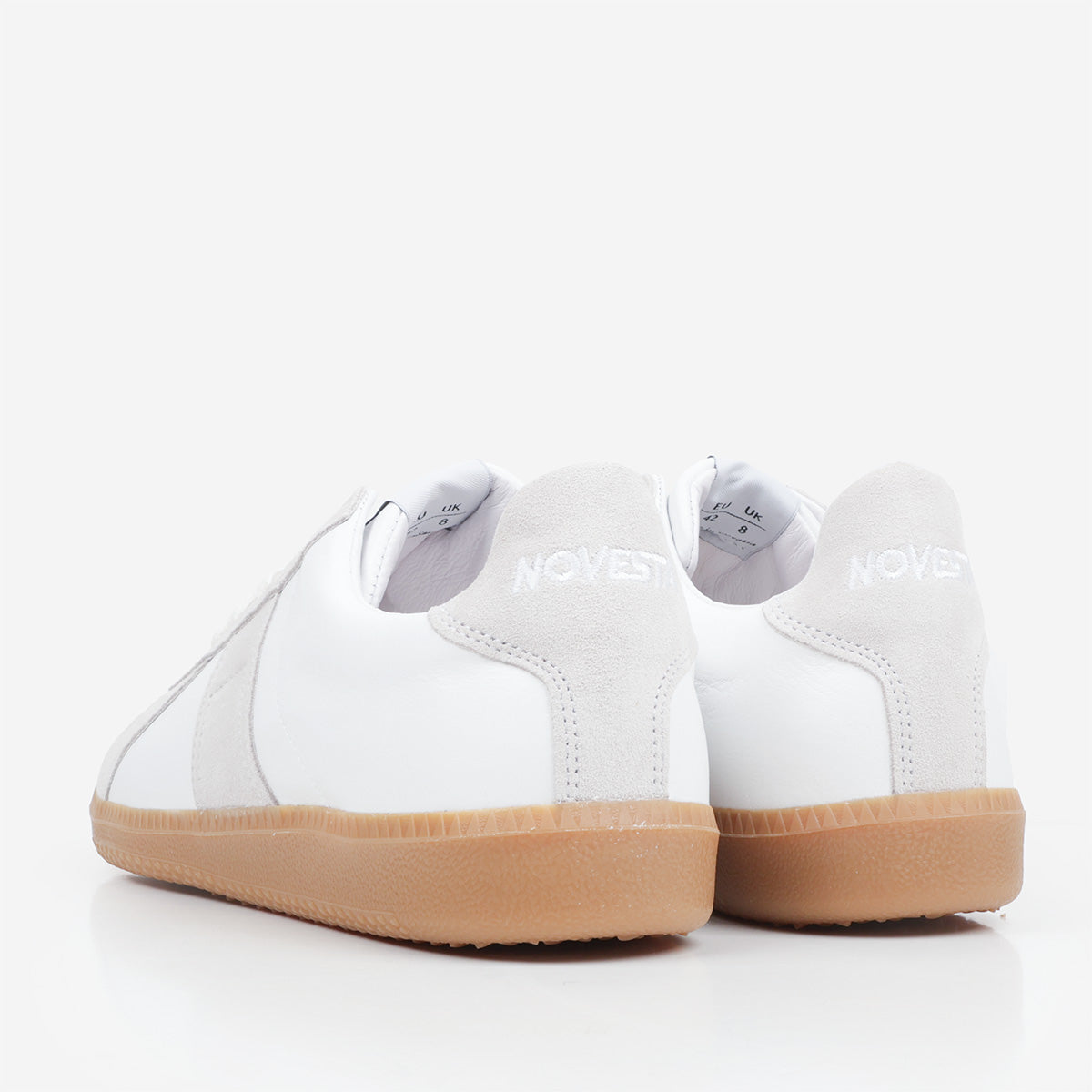 main Novesta Gat Shoes, White Transparent, Detail Shot 3