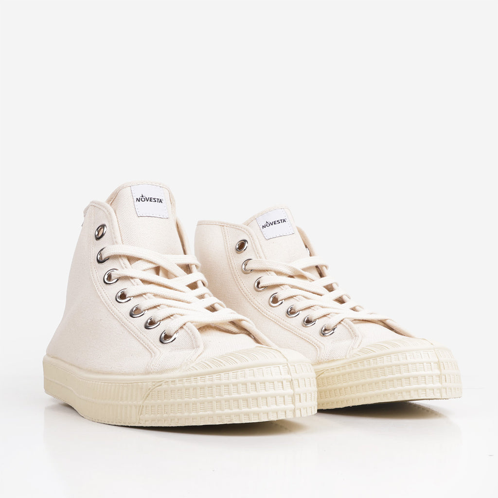 Novesta Star Dribble Mono Shoes, Beige Ecru, Detail Shot 2