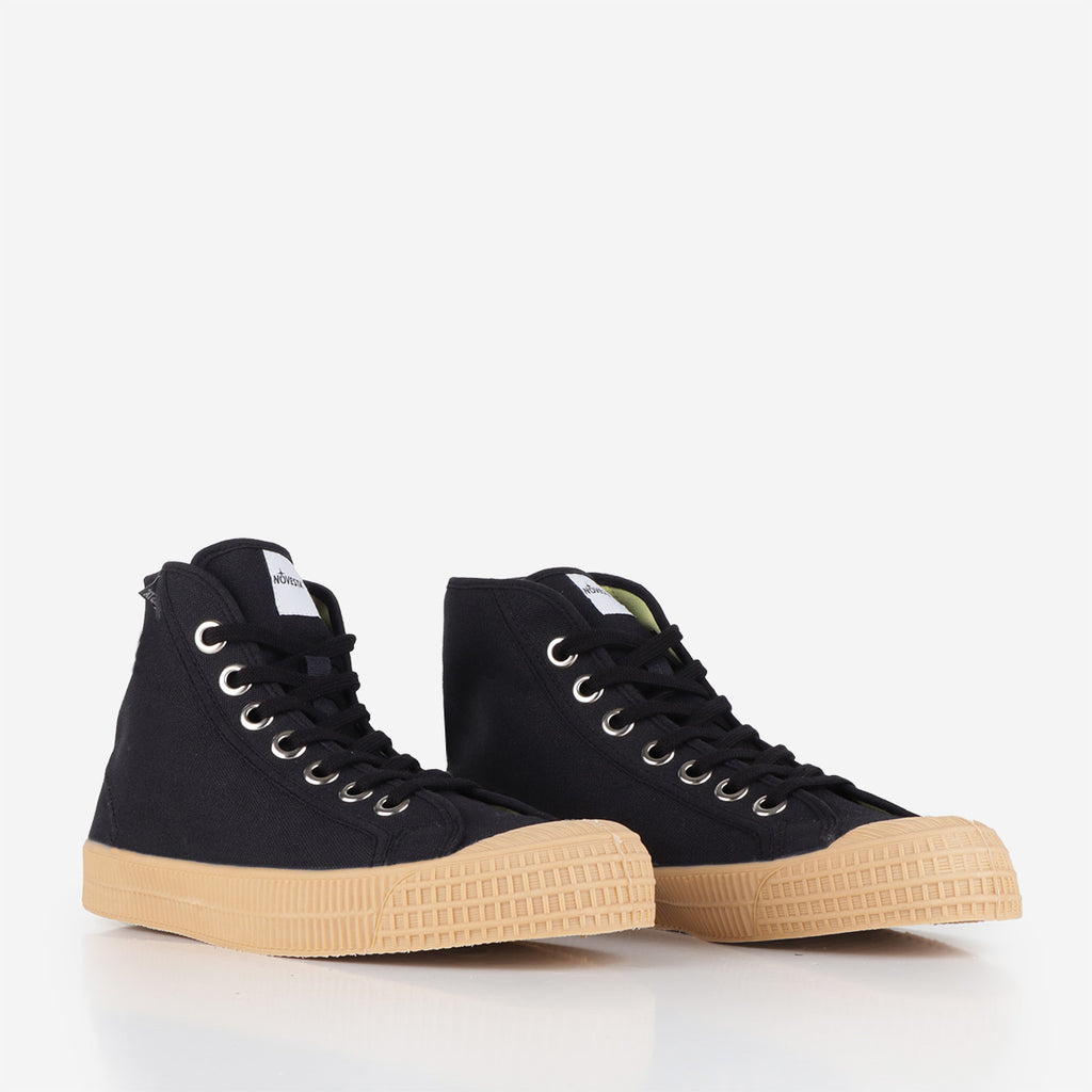 Novesta Star Dribble Shoes, Black Transparent, Detail Shot 2